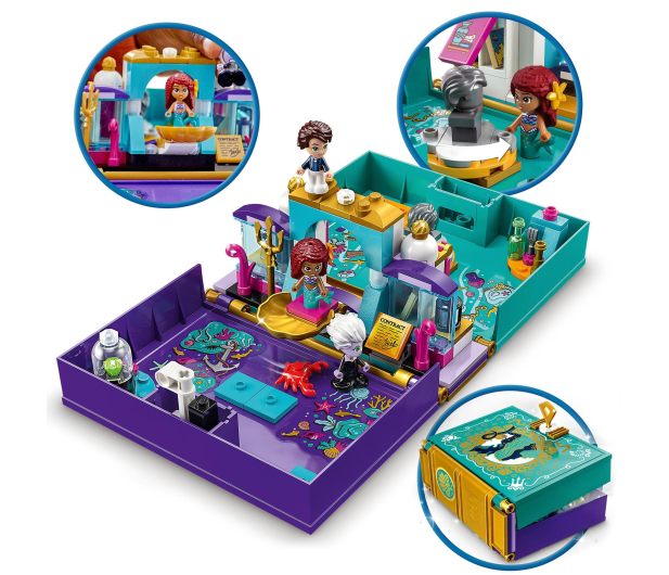 LEGO Disney Princess 43213 Historyjki Małej Syrenki - 1091438 - zdjęcie 3